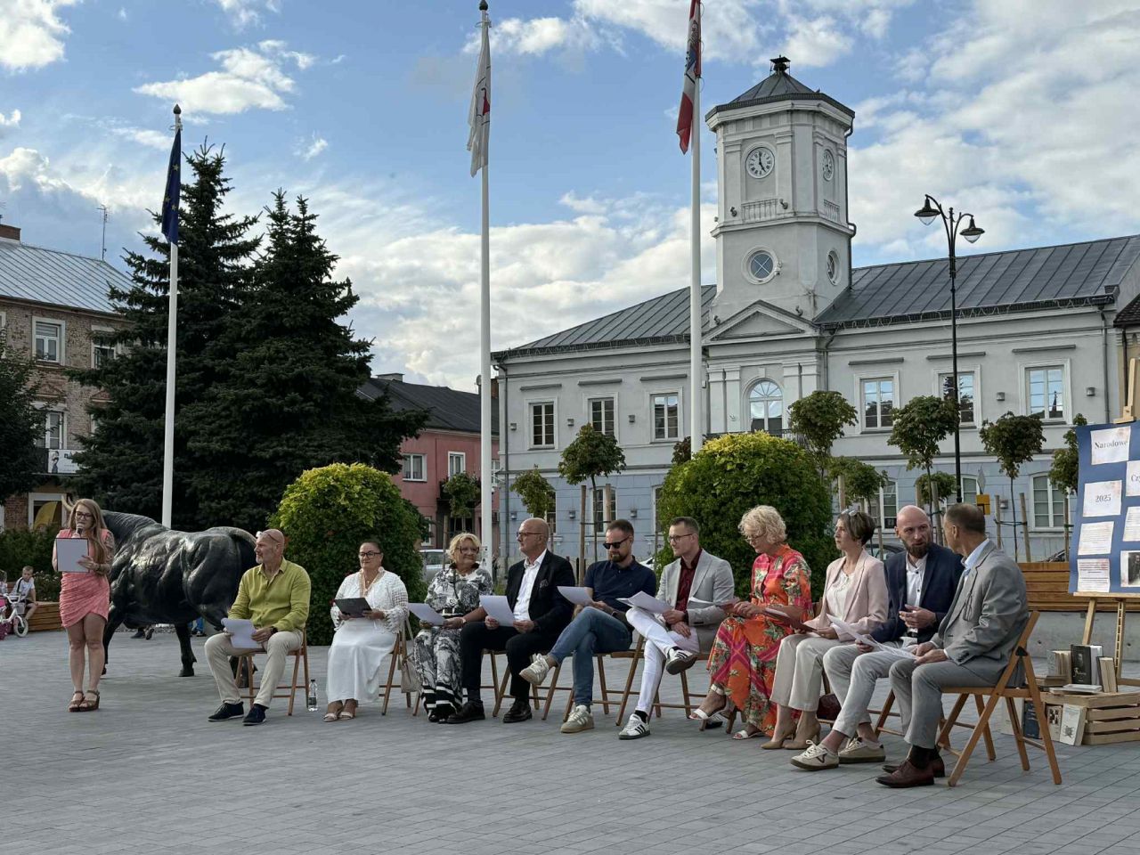 Narodowe Czytanie 2025 w Turku. Rynek zabrzmiał poezją Kochanowskiego
