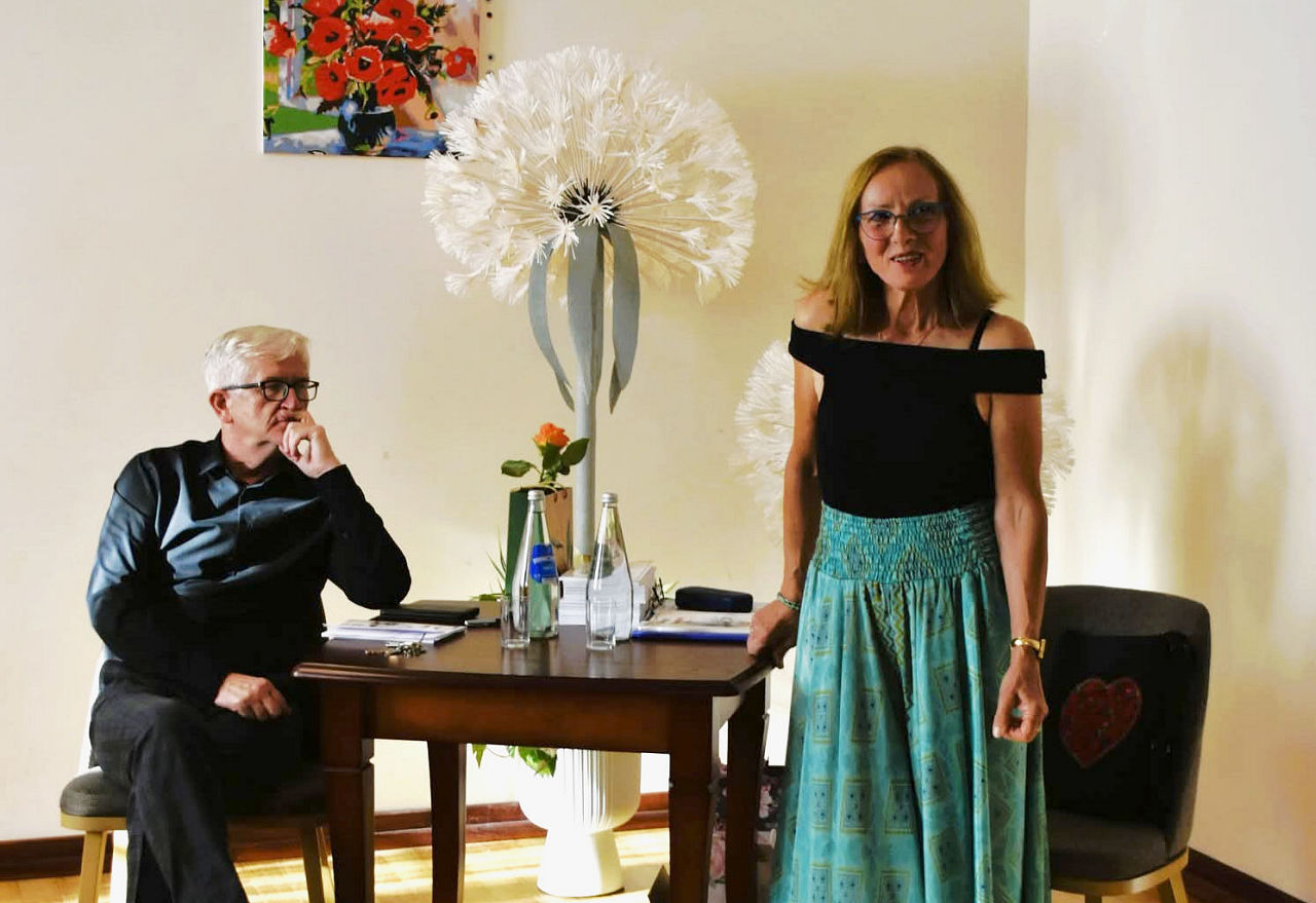 Wieczór pełen poezji w tuliszkowskim MGOK-u. Mariola Maciaszek z nowym tomikiem - Mariola Maciaszek w MGOK /fot. MGOK Tuliszków