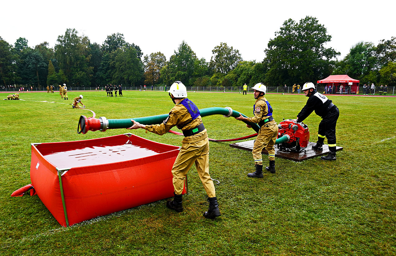 Rekordowe XIII Powiatowe Zawody Sportowo-Pożarnicze OSP w Kaczkach Średnich. Janiszew i Kalinowa najlepsi - Powiatowe Zawody OSP 2025 /fot. PSP Turek