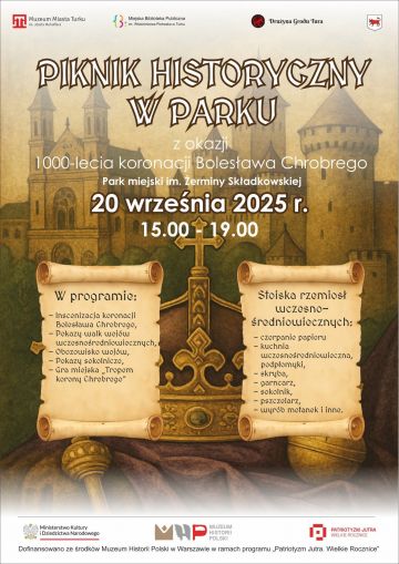 Tysiąc lat koronacji Chrobrego. Muzeum zaprasza na piknik historyczny do Parku Miejskiego
