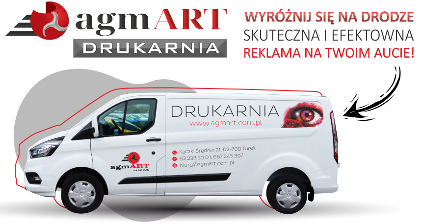 Drukarnia agmART - Profesjonalne oklejanie samochodów