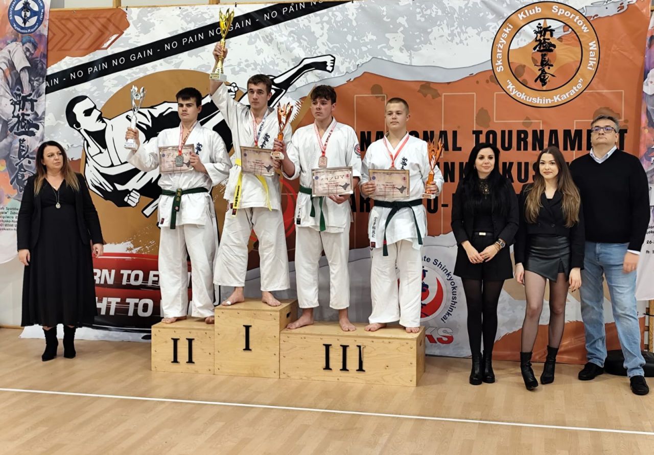 Medale dla karateków z Turku na Międzynarodowym Turnieju Kyokushin