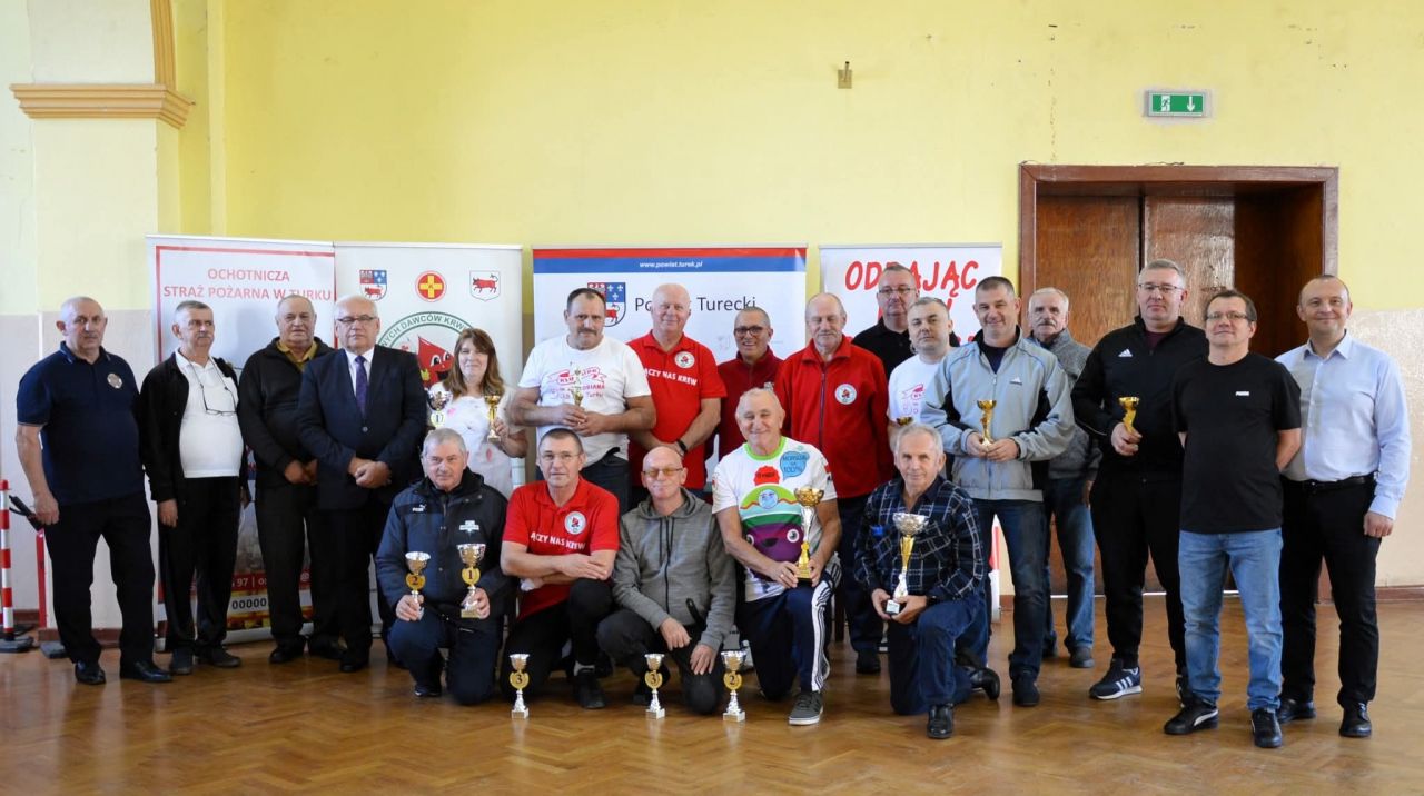 Sport, pasja i krew życia. Turniej Tenisa Stołowego Honorowych Dawców Krwi w Turku - Turniej Tenisa Stołowego Krwiodawców w Turku