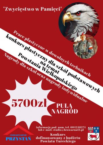 Przystań w Turku zaprasza do konkursu o Powstaniu Wielkopolskim. Atrakcyjna pula nagród czeka!