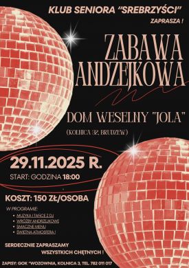 Zabawa Andrzejkowa – Klub Seniora „Srebrzyści”