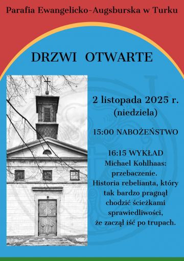 Drzwi Otwarte w Kościele Ewangelicko-augsburskim w Turku. „Historia rebelianta” tematem tegorocznej Pamiątki Reformacji