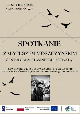 Spotkanie z Mateuszem Moszczyńskim – ornitologiem, ptasznikiem i pasjonatem przyrody