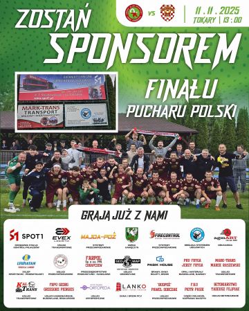 Wspieraj lokalny sport. Zostań sponsorem finału Pucharu Polski z Orłem Kawęczyn