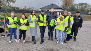 „Odblaskowa Szkoła” w Brudzewie. Uczniowie...