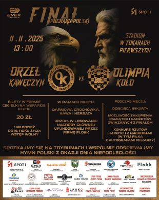Finał Pucharu Polski – Orzeł Kawęczyn vs Olimpia Koło