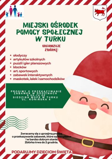 Wideo: Zostań Mikołajem i podaruj dzieciom święta! Rusza kolejna edycja akcji charytatywnej MOPS Turek