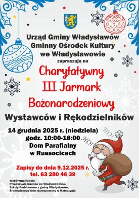 Charytatywny III Jarmark Bożonarodzeniowy we Władysławowie