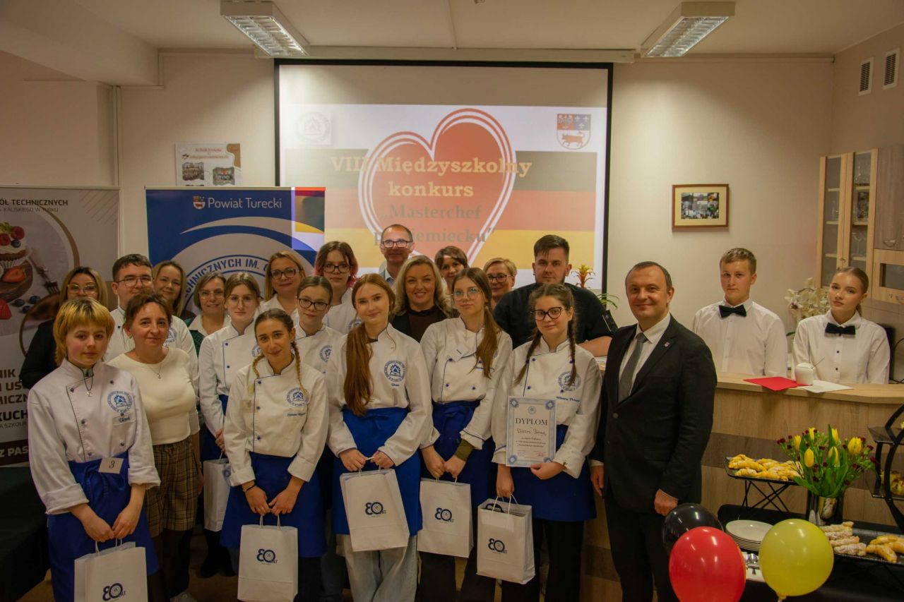 VIII edycja Masterchef po niemiecku. Międzyszkolna rywalizacja w ZST w Turku - Masterchef po niemiecku 2025 w ZST Turek