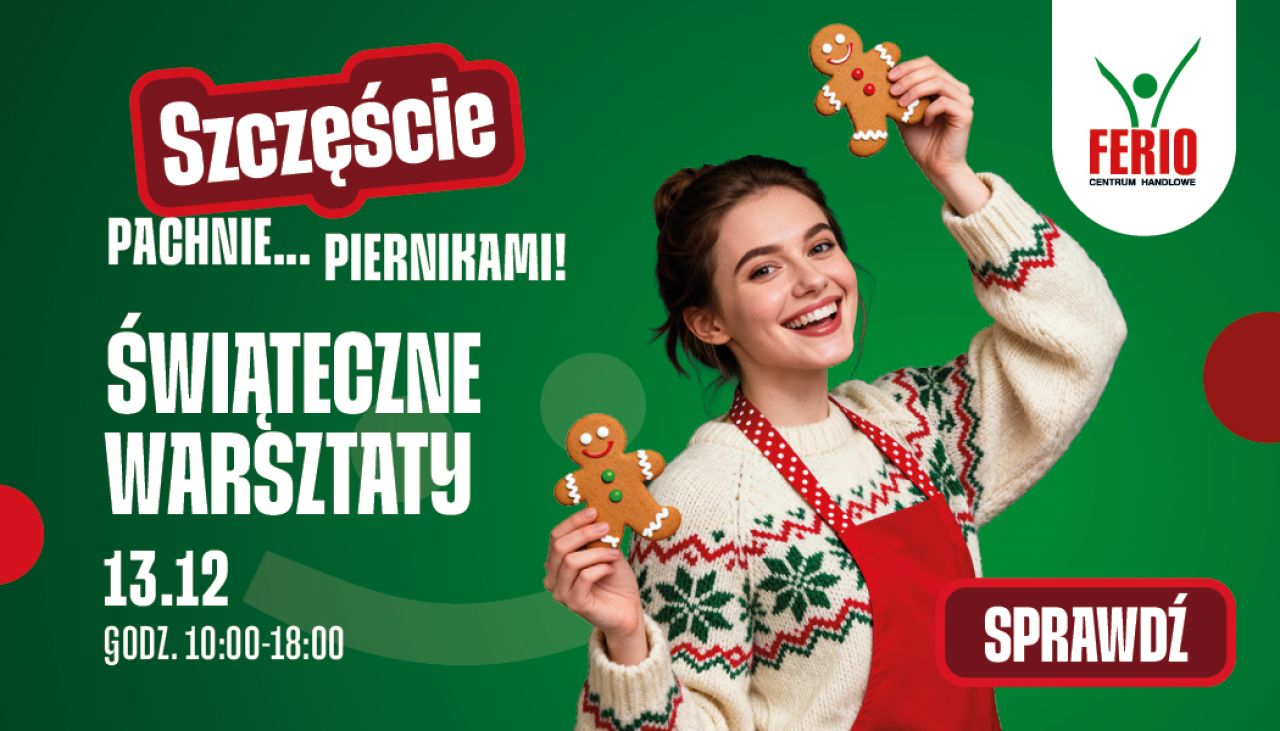 Świąteczne Warsztaty DIY w Ferio Konin: Ozdób własną piernikową bombkę!