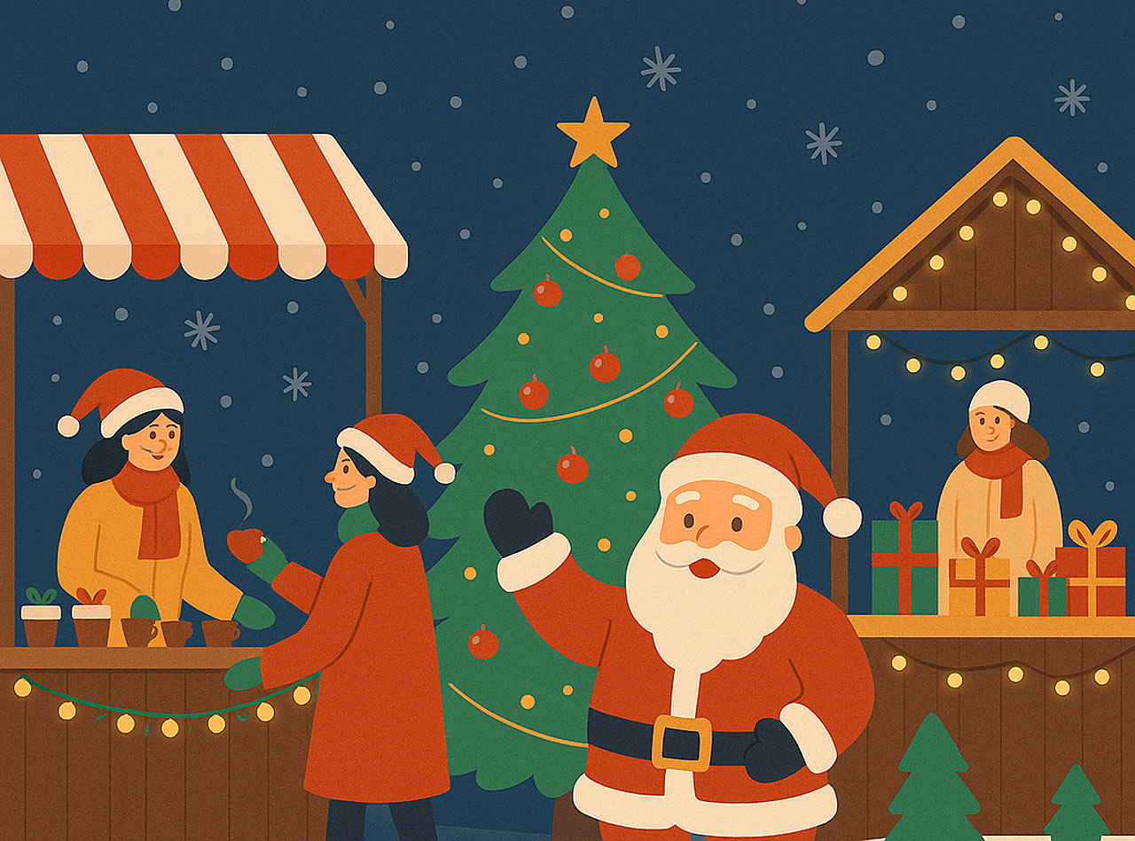 Świąteczny weekend w powiecie turkowskim. Jarmarki, kiermasze, Mikołaje i wspólne ubieranie choinek