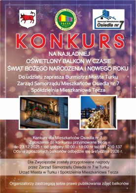 Konkurs na Najładniej Oświetlony Balkon