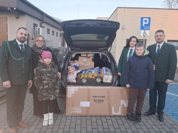 Świąteczna Paczka od myśliwych. Koło...