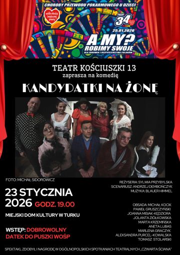 Śmiech, intryga i znajome twarze na scenie. Kandydatki na żonę ponownie na scenie w ramach 34 finału WOŚP!