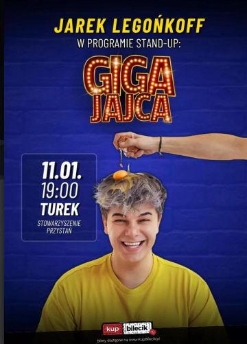 Stand-up wraca do Przystani. Jarek Legońkoff z programem Giga Jajca już w niedzielę