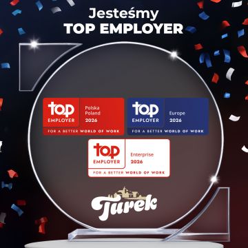 Mleczarnia Turek wśród najlepszych pracodawców. Firma z Turku z certyfikatem Top Employer 2026 - Top Employer 2026 dla Mleczarni Turek
