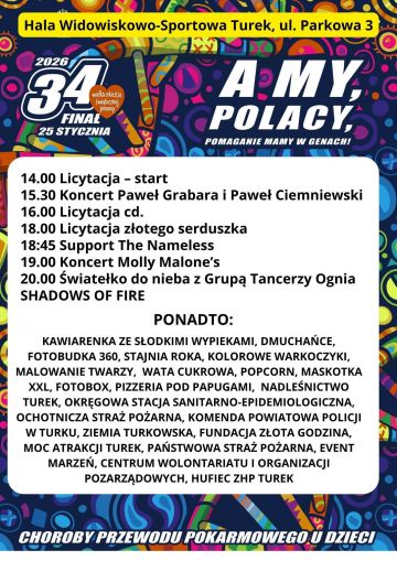 34. Finał Wielkiej Orkiestry Świątecznej...