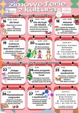 Półkolonie Artystyczne 2026 w MGOK Tuliszków