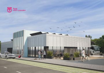 Umowa partnerska zapewni środki na budowę dworca autobusowego w Turku. Radni miejscy poparli pomysł - Projekt centrum przesiadkowego w Turku