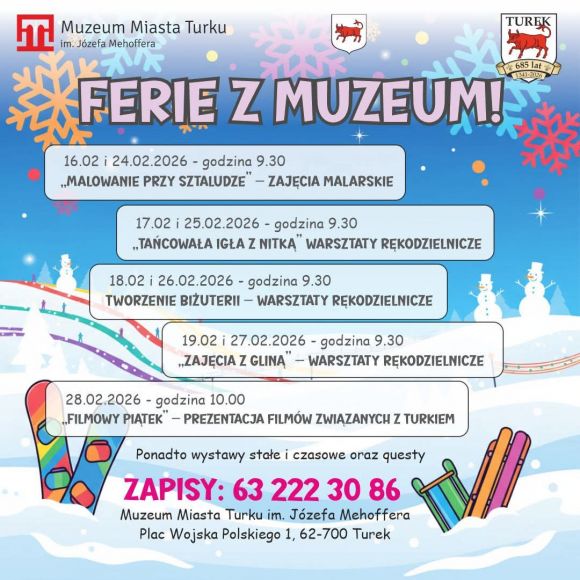 Ferie w Muzeum Turek 2026