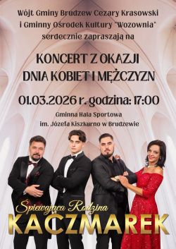 Koncert z okazji Dnia Kobiet i Mężczyzn w Brudzewie