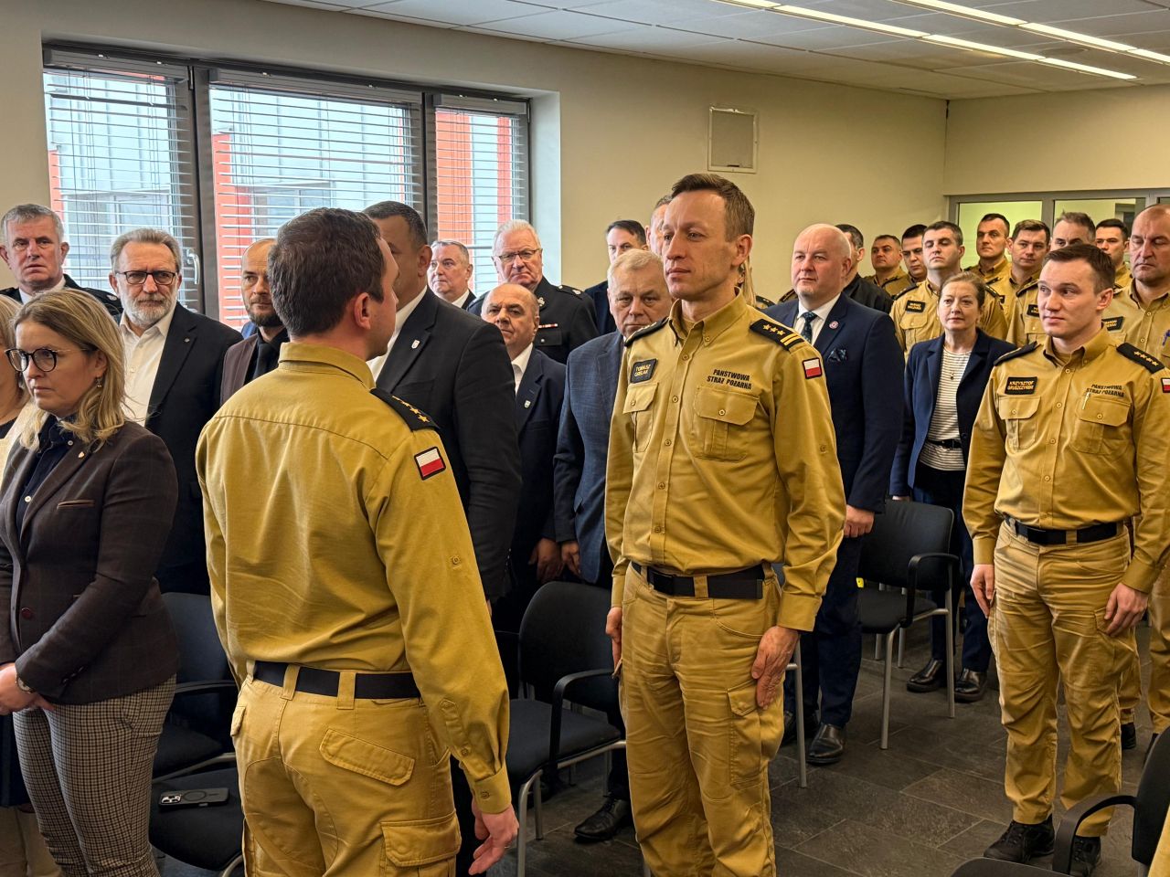 Strażackie podsumowanie 2025 roku. Odprawa w Komendzie Powiatowej PSP w Turku - Straż pożarna w Turku z bilansem 2025