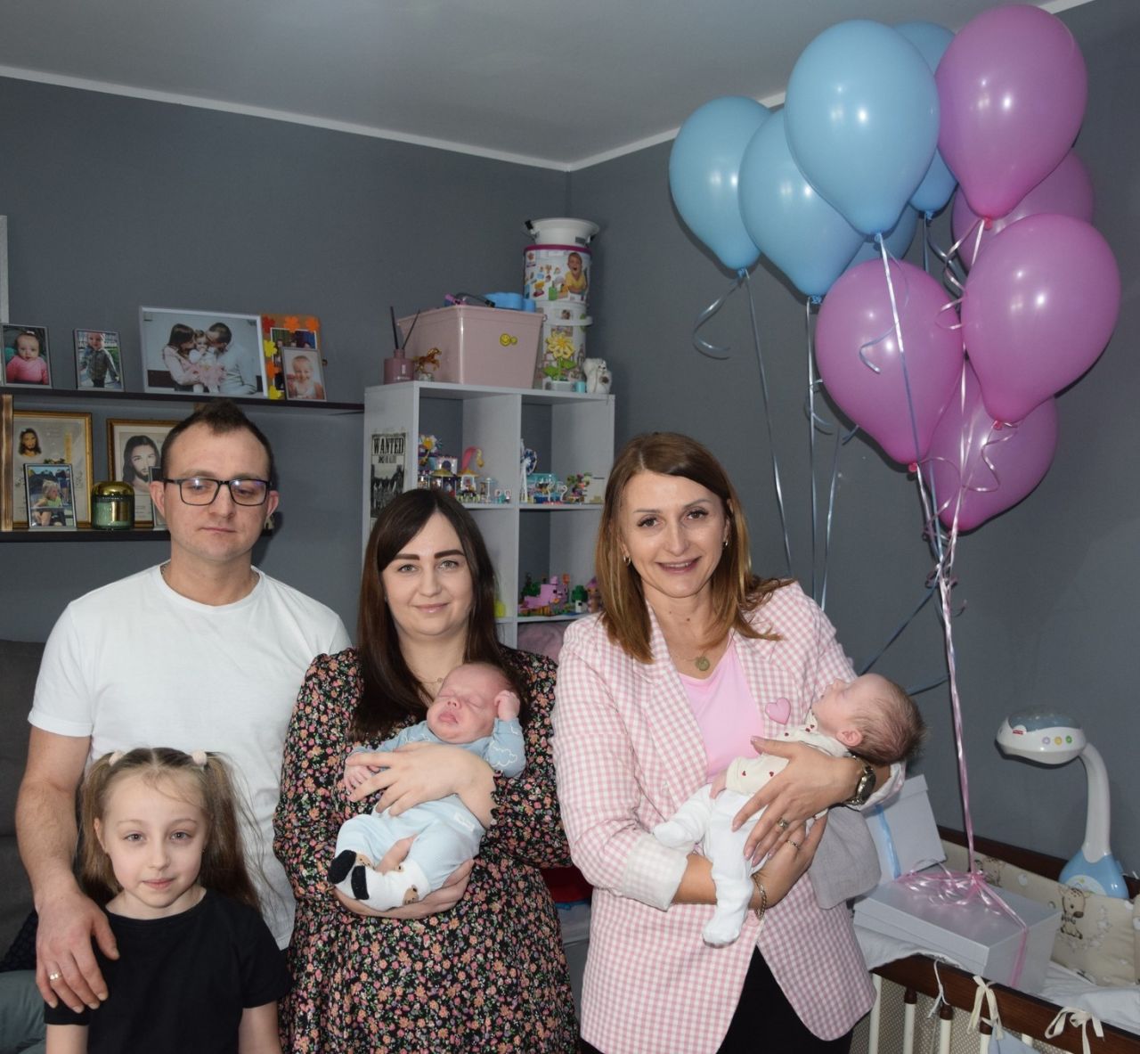 Nikodem i Michalina czyli pięć kilo szczęścia z Grzymiszewa - fot.: UGiM Tuliszków