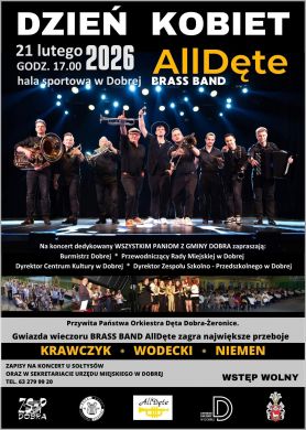 Dzień Kobiet z zespołem AllDęte w Dobrej