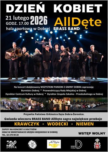 Dzień Kobiet z zespołem AllDęte w Dobrej