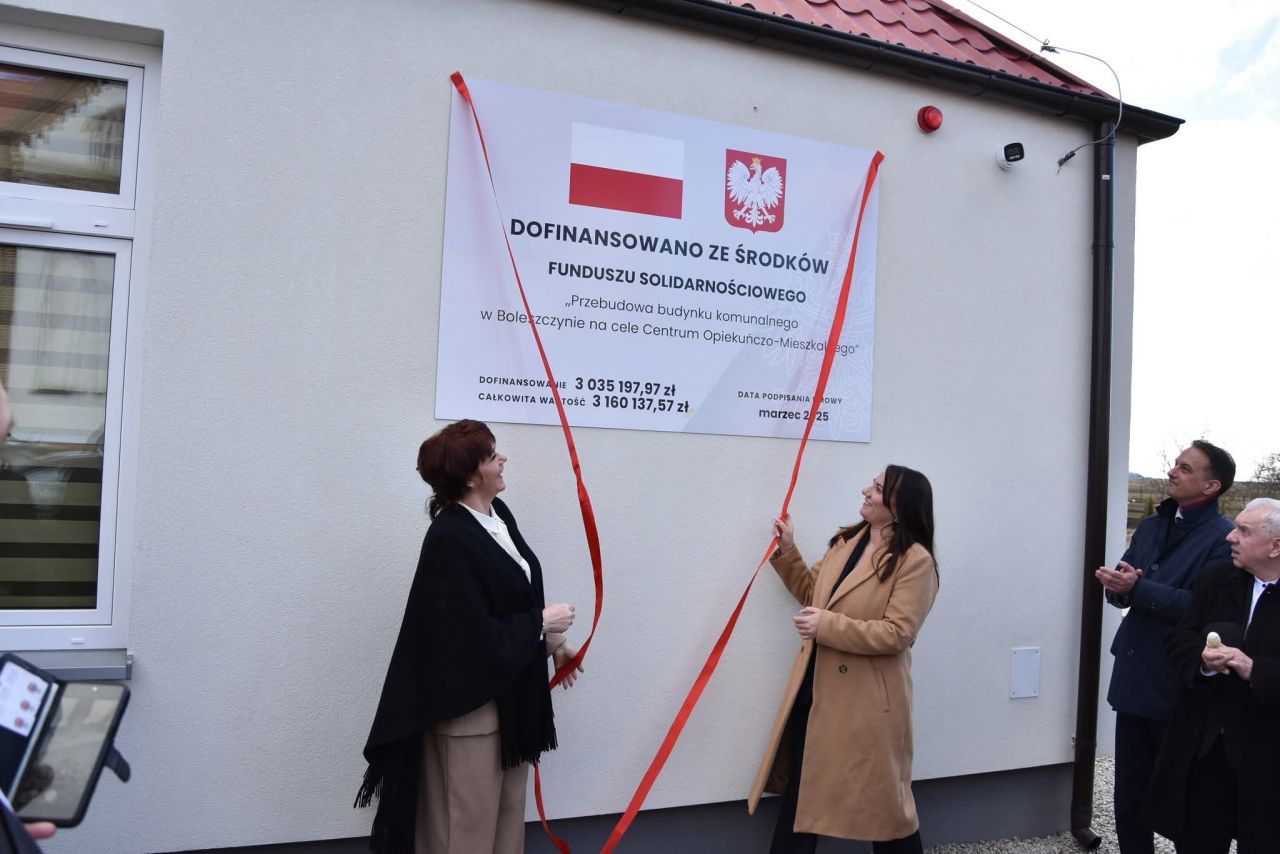 Nowe Centrum Opiekuńczo-Mieszkalne w Boleszczynie. Inwestycja za ponad 3,2 mln zł - Centrum Opiekuńczo-Mieszkalne w Boleszczynie otwarte. fot. Gmina Przykona